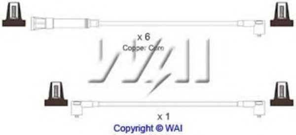 WAIglobal ISL665 Ignition Cable Kit